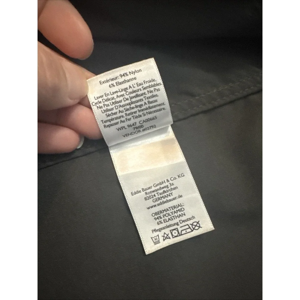 Eddie Bauer Jacket Men 46 Gray Travex Ultimate Voyager II Travel Blazer Pockets